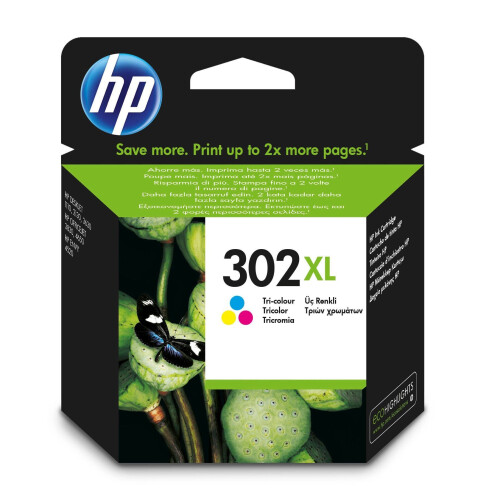 HP 302XL - Inktcartridge - Hoge Capaciteit - Kleur (F6U67AE)