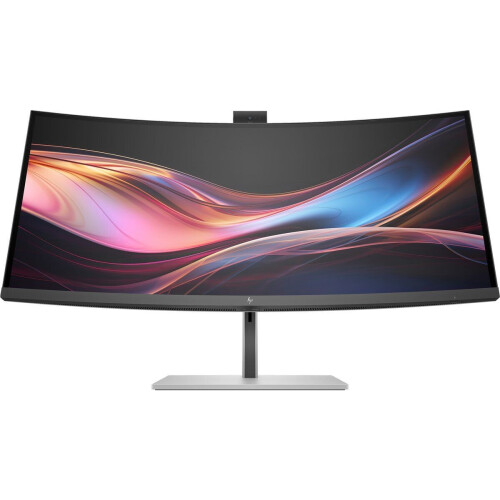 HP 34 inch WQHD Conferencing Monitor - 3440 x 1440 - Thunderbolt 4 - Curved Tweedehands