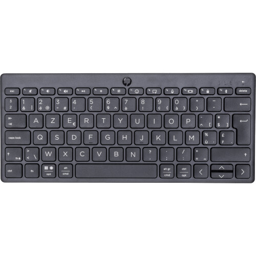 HP 350 - Compact Multi-Device Bluetooth Toetsenbord - Bluetooth 5.2 - Azerty BE - Zwart