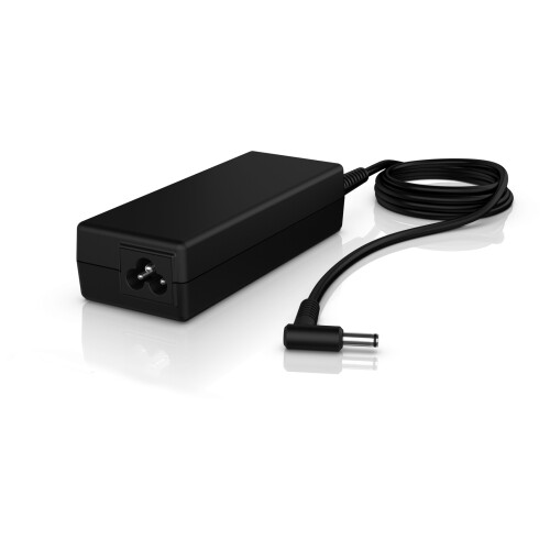 HP 90W - AC Adapter - Smart met haakse connector - Zwart