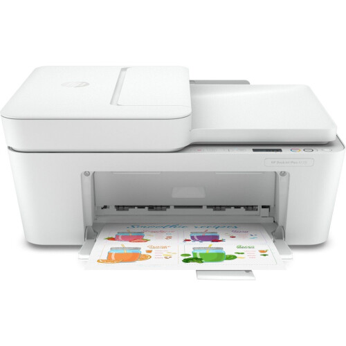 HP DeskJet Plus 4120 - All-in-One printer - Print scan fax - Wit