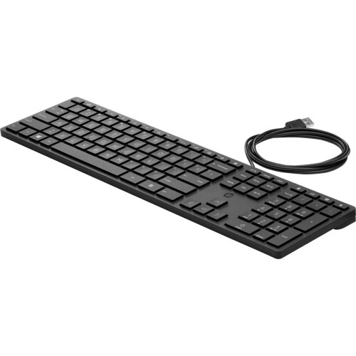 HP Desktop 320K - Toetsenbord - QWERTY - 320K - zwart