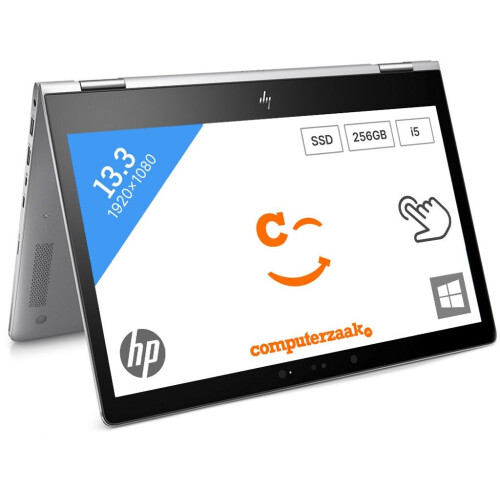 HP EliteBook x360 1030 G1 - Laptop - 360° flexibiliteit - Zilver