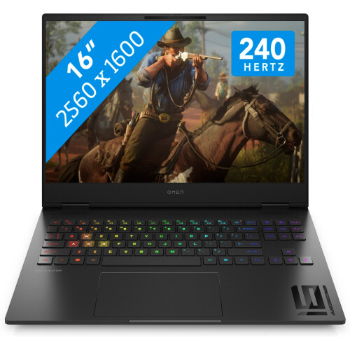 HP OMEN 16-u1077ng - Laptop - Intel® Core™ i7-14700HX 32 GB DDR5 1 TB SSD NVIDIA GeForce RTX 4070 - Zwart