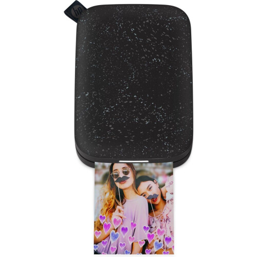 HP Sprocket New Edition - Mobiele Fotoprinter - Sneller verbinden - Zwart