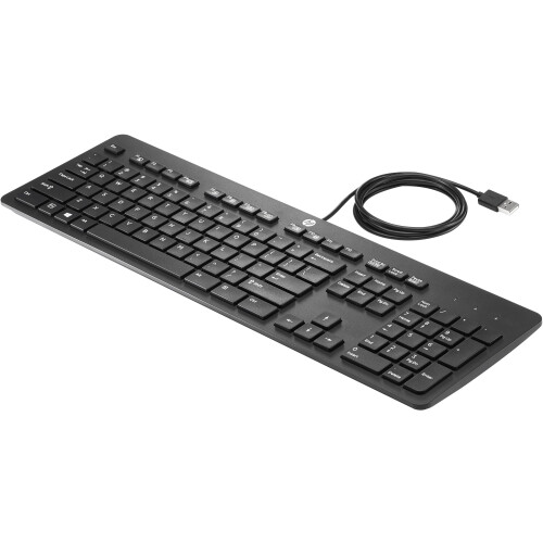 HP USB Business Slim - Toetsenbord - Membraan - Qwerty (Noors) Tweedehands