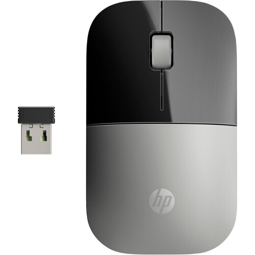 HP Z3700 - Draadloze Muis - 16 maanden batterijduur - Zwart en Zilver Tweedehands