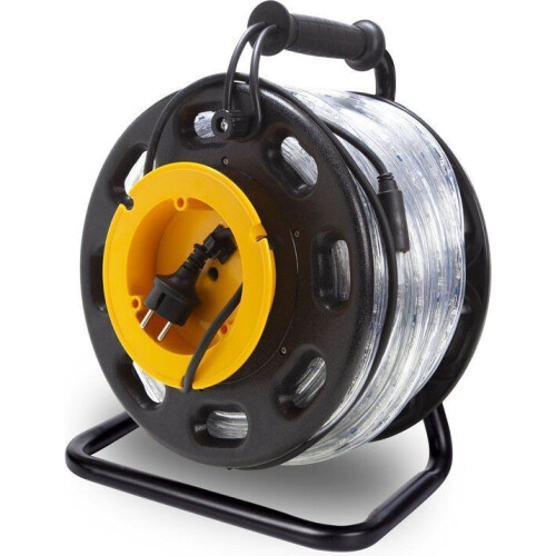 HQ-Power - Flexibele LED-lichtslang op haspel - 30 m 6500 °K 2850 lm koud wit