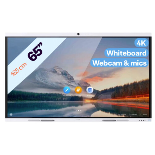 Huawei IdeaHub B3 - Interactief 4K Whiteboard Display - 65 inch (165,1 cm) - Wit