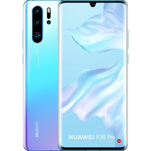 Huawei P30 Pro - 128GB - AI Leica Quad camera - Blauw (Breathing Crystal) Tweedehands