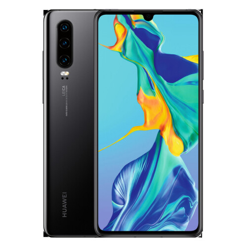 Huawei P30 - Zwart - 128 GB - Dubbele fysieke simkaart Tweedehands