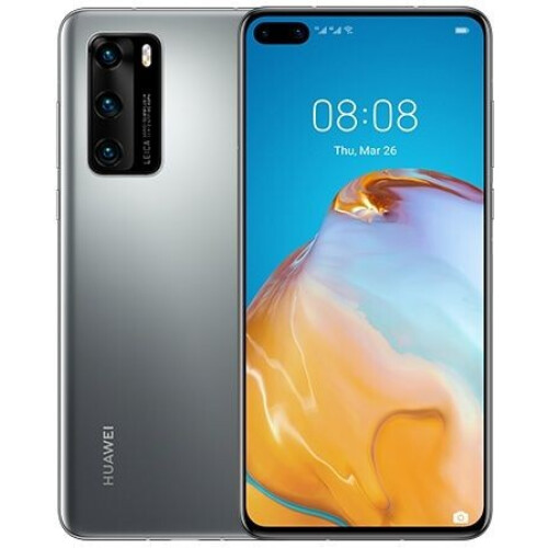 Huawei P40 - Smartphone - 128GB opslag - Zilver Tweedehands