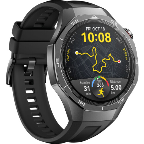 Huawei Watch GT 5 Pro - Smartwatch - AMOLED scherm - Titanium Zwart 46mm Tweedehands