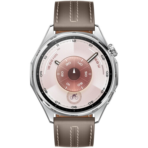 Huawei Watch GT6 - Smartwatch - 21 dagen batterijduur - Zilver (Bruin)