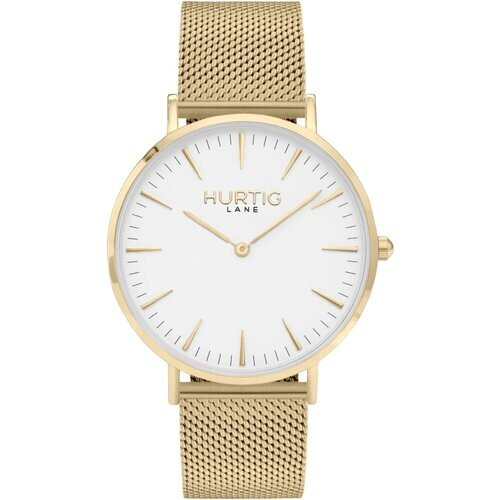 Hurtig Lane dames vegan Horloge Lorelai Goud, Wit & Goud Tweedehands