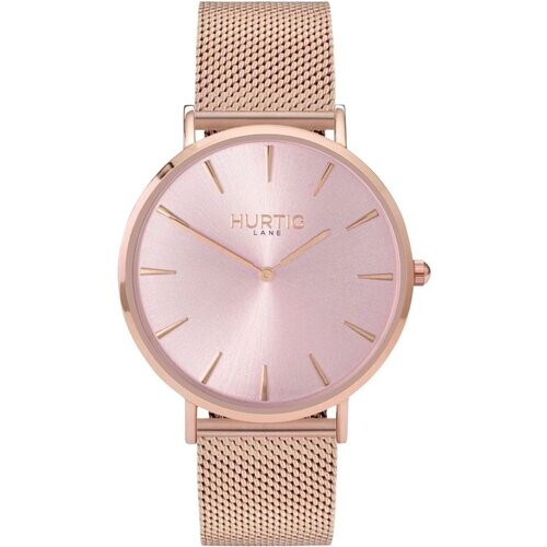 Hurtig Lane dames vegan Horloge Lorelai Helemaal Roségoud Roestvrij Staal Tweedehands