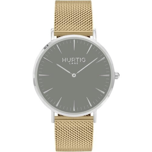 Hurtig Lane dames vegan Horloge Lorelai Zilver/Grijs/Goud Tweedehands