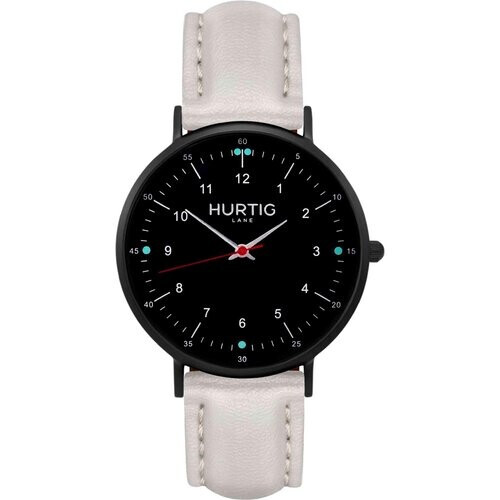 Hurtig Lane dames vegan Moderna Horloge All Black & Wolk Tweedehands