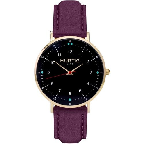 Hurtig Lane mannen vegan Horloge Moderno Goud Zwart & Bes Tweedehands