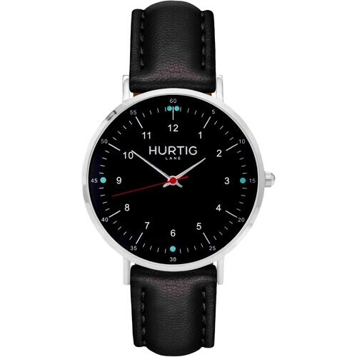 Hurtig Lane mannen vegan Horloge Moderno Zilver En Zwart Tweedehands