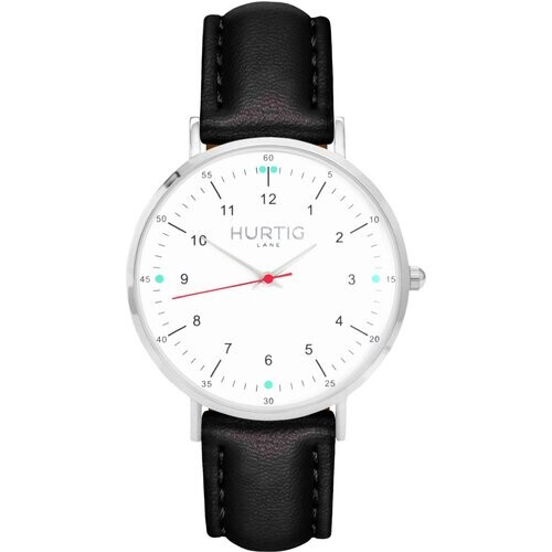 Hurtig Lane mannen vegan Moderno Horloge Zilver, Wit & Zwart Tweedehands