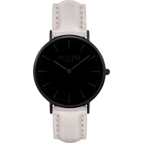 Hurtig Lane mannen vegan Mykonos Horloge All Black & Wolk Tweedehands