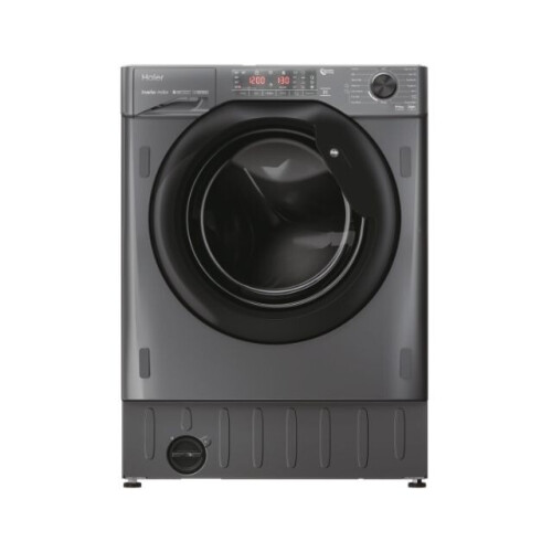 Haier Hwdq90b416fwbr - Inbouw Was-droogcombinatie - 9 Kg Wassen - 5 Kg Drogen - 1600 Tpm - Energieklasse D - Grafiet | Nieuw (outlet)