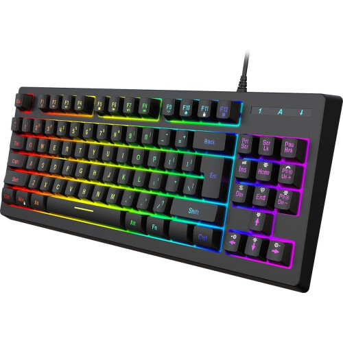 HXSJ V100 - Gaming Toetsenbord - RGB 6 LED-effecten - Zwart Tweedehands