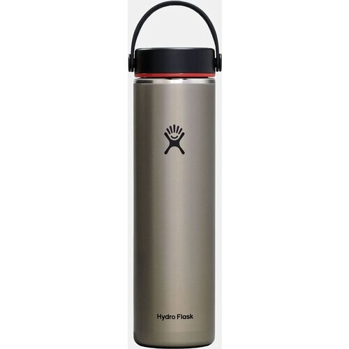 Hydro Flask 24 Oz/700Ml Lightweight Wide Mouth Drinkfles Lichtgrijs Tweedehands