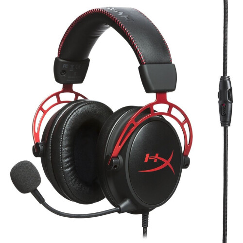 HyperX Cloud Alpha - Gaming Headset - Dual Chamber Drivers - Rood/Zwart Tweedehands