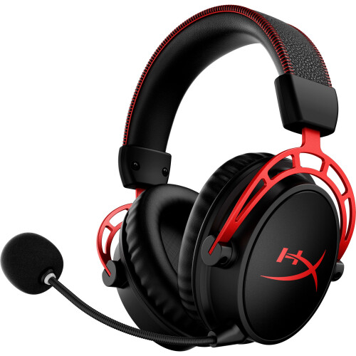 HyperX Cloud Alpha Wireless - Gaming Headset - 300 uur batterijduur - Rood Zwart Tweedehands