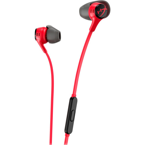 HyperX Cloud Earbuds II - In-ear oordopjes - 14-mm drivers - Rood