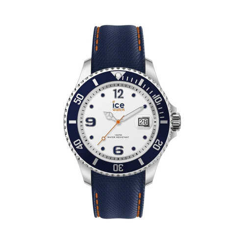 Ice-Watch ICE Steel - IW016771 - Polshorloge - Siliconen band - Blauw -Ø 40 mm Tweedehands