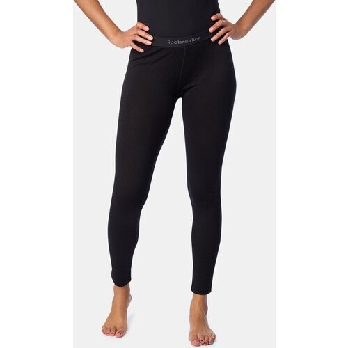 icebreaker 260 Tech Legging Dames Zwart Tweedehands
