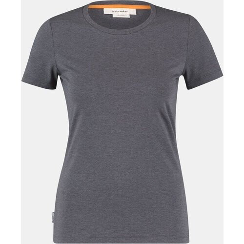 icebreaker Central Classic T-shirt Dames Donkergrijs Tweedehands