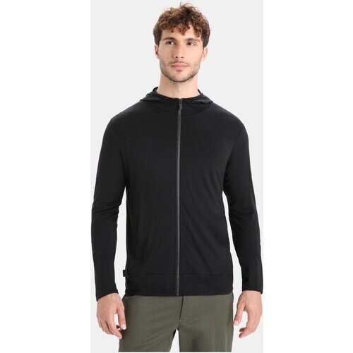 icebreaker Granary Zip Hoodie Vest Zwart Tweedehands