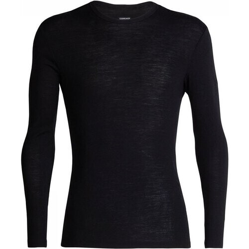 icebreaker Icebreaker 175 Everyday Longsleeve Crewe Thermoshirt Zwart Tweedehands
