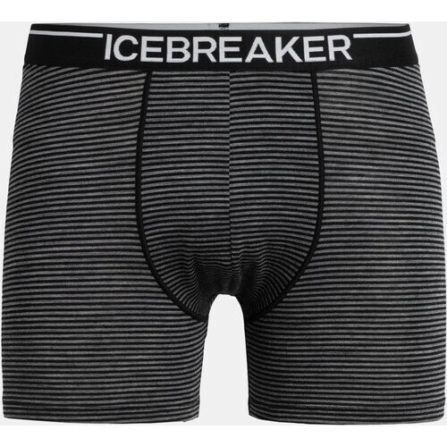 icebreaker M Anatomica Boxers Middengrijs/Zwart Tweedehands