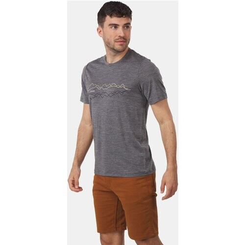 icebreaker Tech Lite II Icebreaker T-shirt Middengrijs Tweedehands