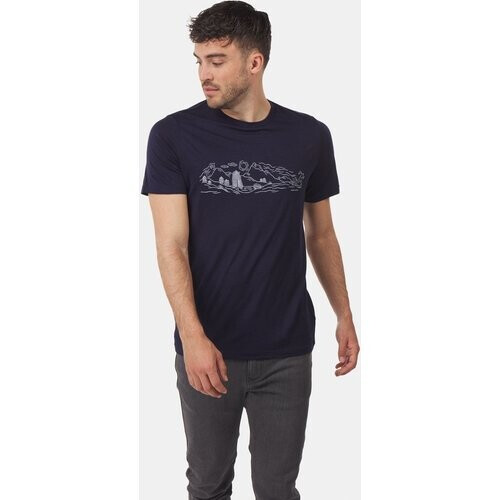 icebreaker Tech Lite II Nature Sprint T-shirt Donkerblauw Tweedehands