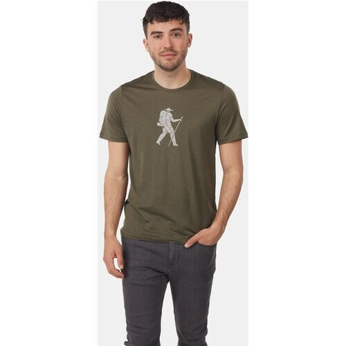 icebreaker Tech Lite Trail Hiker T-shirt Donkergroen Tweedehands