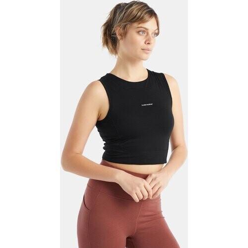 icebreaker ZoneKnit Dames Beha-Tanktop Zwart Tweedehands