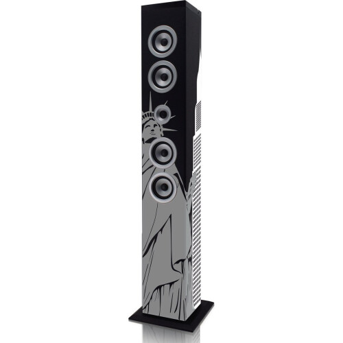 Ices IBT-6 - Bluetooth speaker - FM radio USB SD AUX - New York Liberty