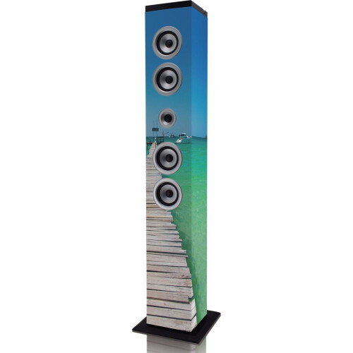 Ices IBT-6 - Bluetooth speaker - FM radio USB SD - Sea Tweedehands