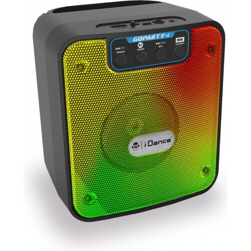 iDance goparty-1 - Bluetooth speaker met discoverlichting - Zwart Tweedehands