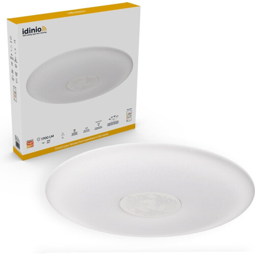 IDINIO WIFI LED Plafondlamp 50 cm - RGB Achtergrondverlichting - Wit Tweedehands