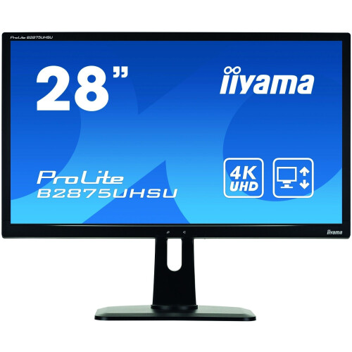 Iiyama B2875UHSU-B1 - 4K Monitor - 28 inch - Zwart Tweedehands