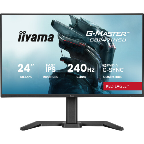 Iiyama G-Master GB2471HSU-B1 - 24" Monitor - 240Hz verversingssnelheid - Zwart