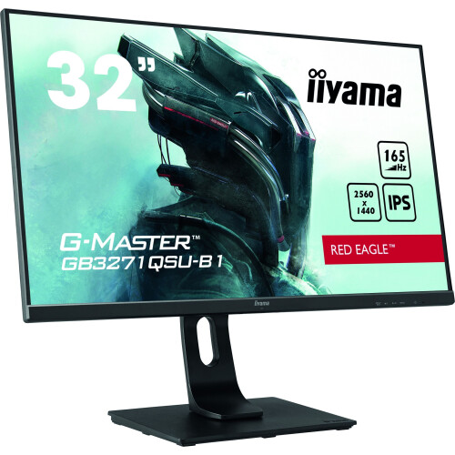 Iiyama G-Master GB3271QSU-B1 - Monitor - 31,5" - 2560x1440 - 165Hz - Zwart