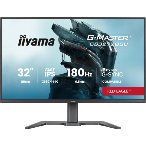 Iiyama G-Master GB3272QSU-B1 - Gamingmonitor - 32"Quad HD 180Hz 0.5ms - Zwart Tweedehands